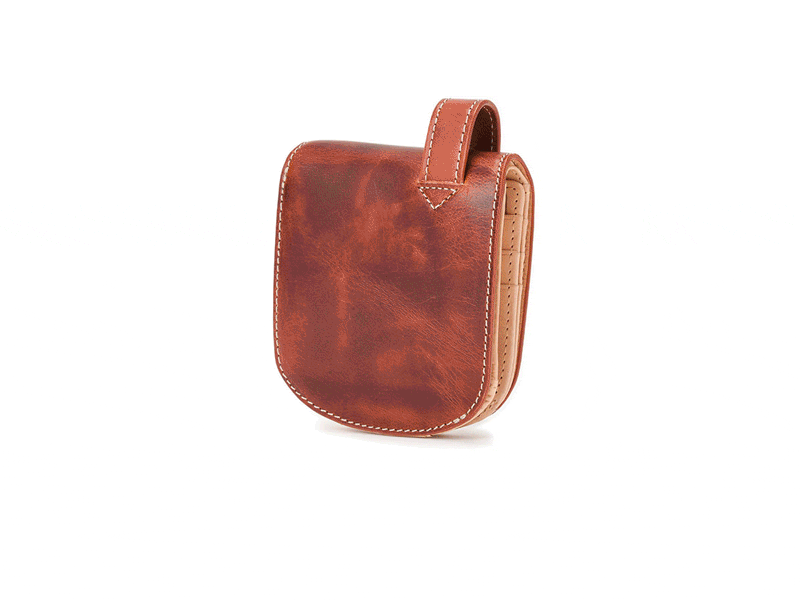 バグッダ ヒップポケット革財布（小銭入れ付き）