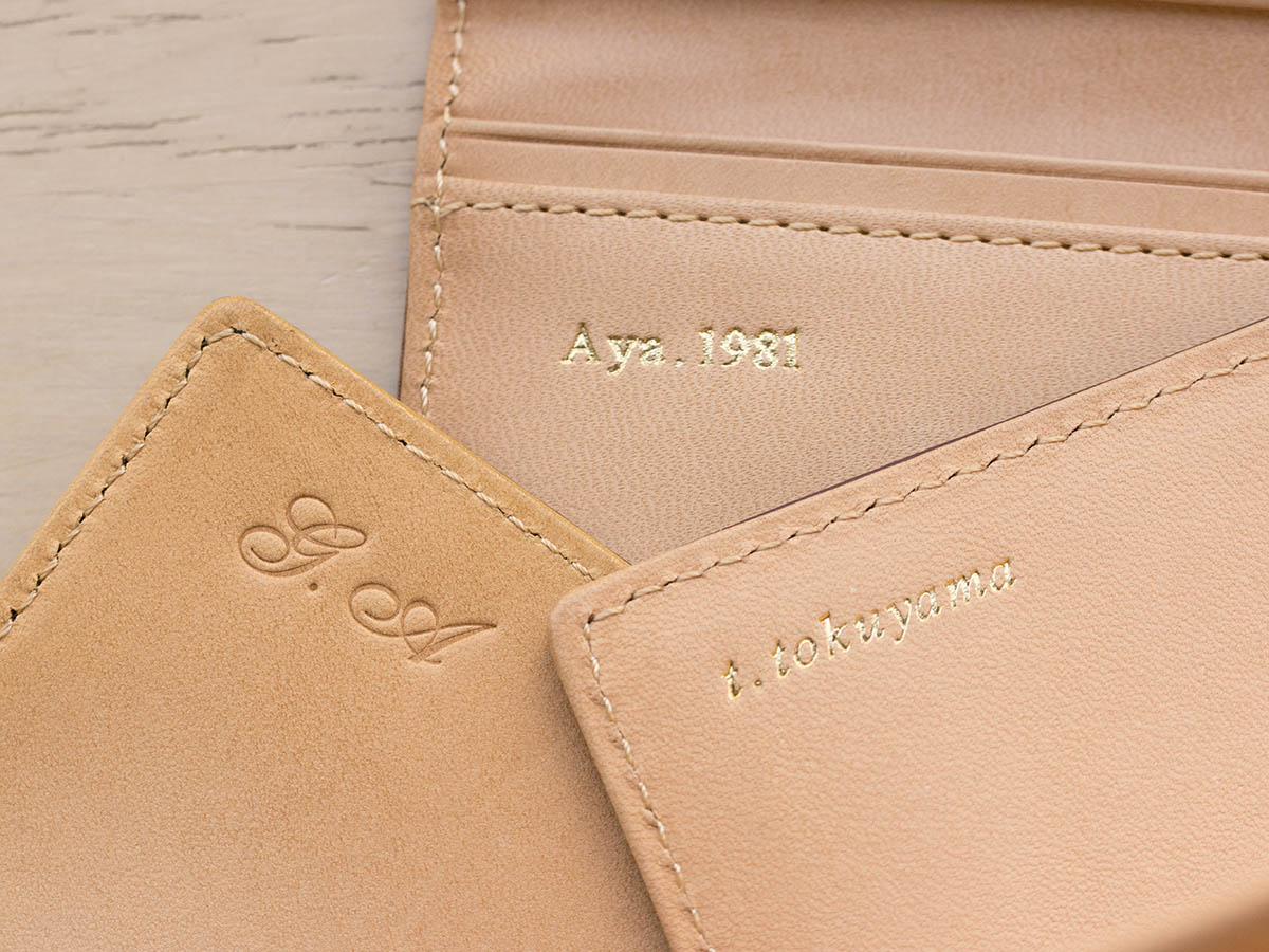 名入れ・イニシャル刻印イメージ