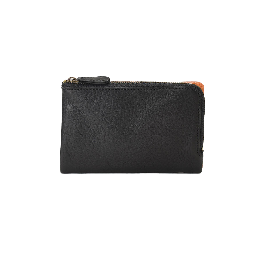 マイルドキップ 外L字ファスナー二つ折り財布