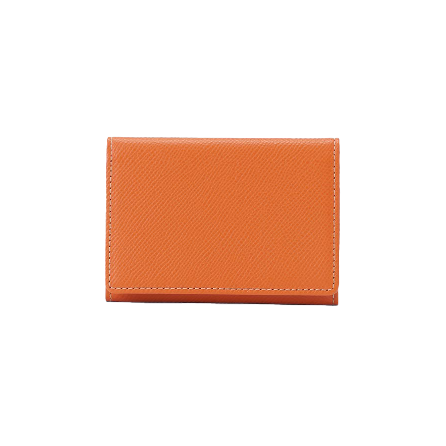 エンボス 風琴マチ名刺入れ