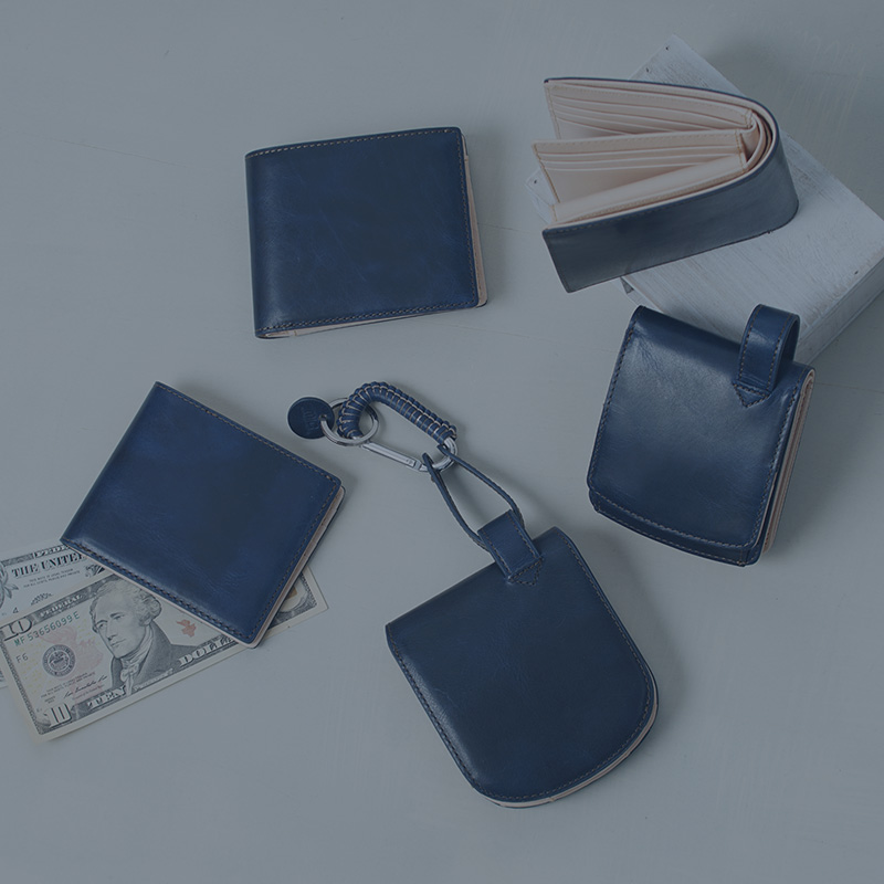 数量限定生産 バグッダ　インディゴブルー | 革財布のお店革財布のお店mic(ミック)