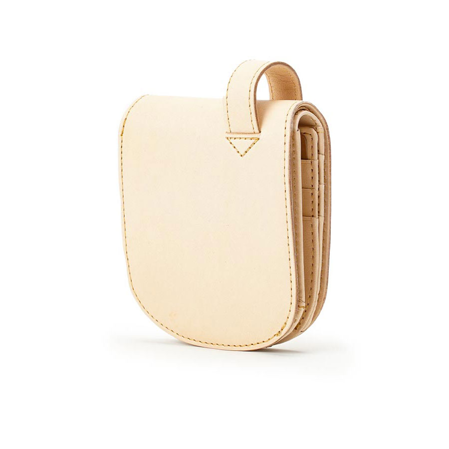 ナチュラルヌメ ヒップポケット革財布（小銭入れ付き）