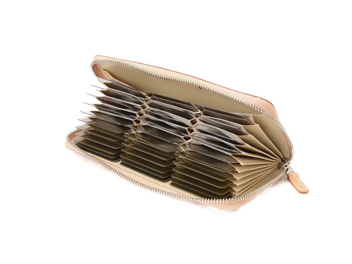 グレージングヌメ　ジャバラカードケース(特大)_02