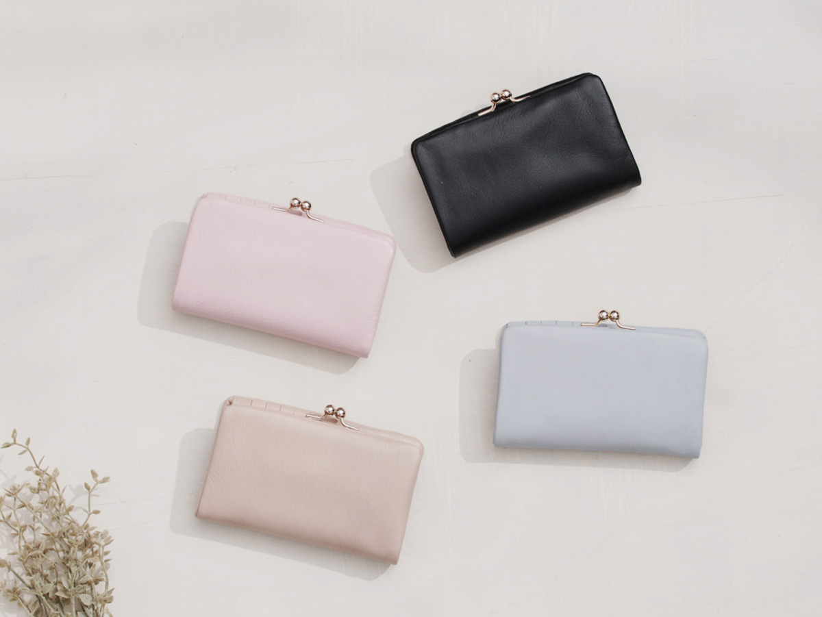 フェルモ がま口二つ折り財布 | 革財布のお店mic (ミック)