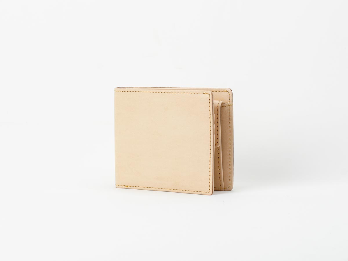 ナチュラルヌメ　二つ折り財布(小銭入れ付き)_main_detail_image