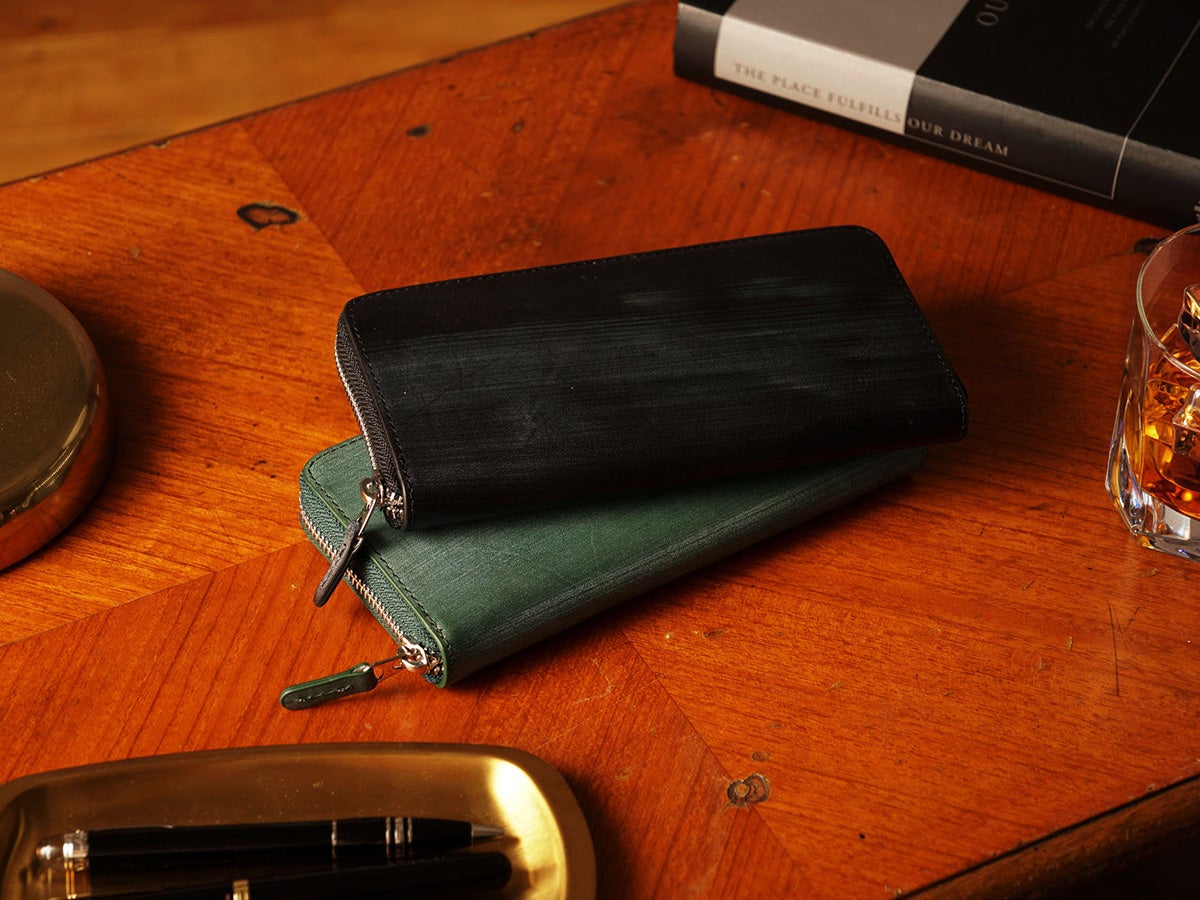 ブライドルレザー ラウンドファスナー長財布_02