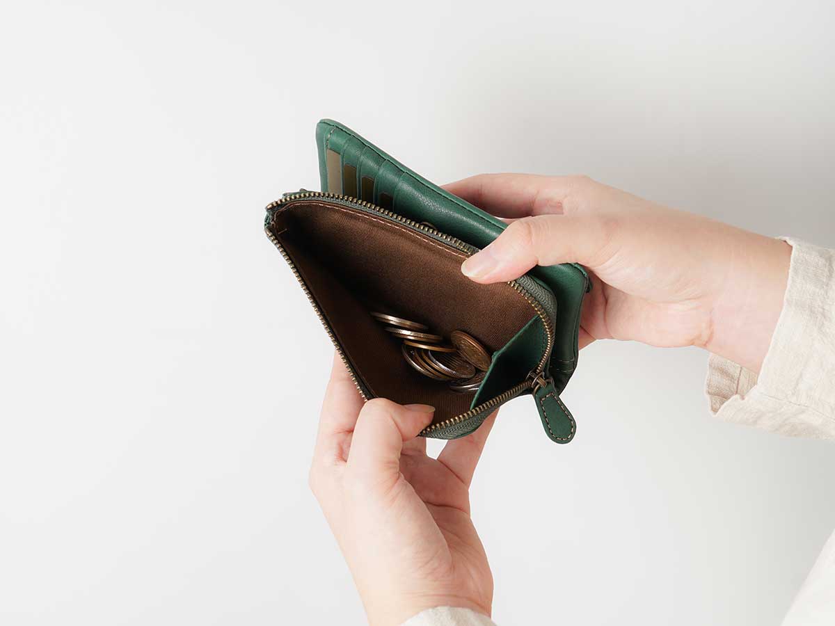 コルレオーネ　外L字ファスナー二つ折り革財布_detail_image_03