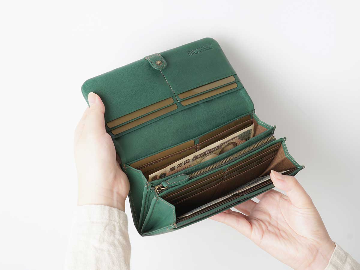 コルレオーネ　中L字ファスナー長財布_02