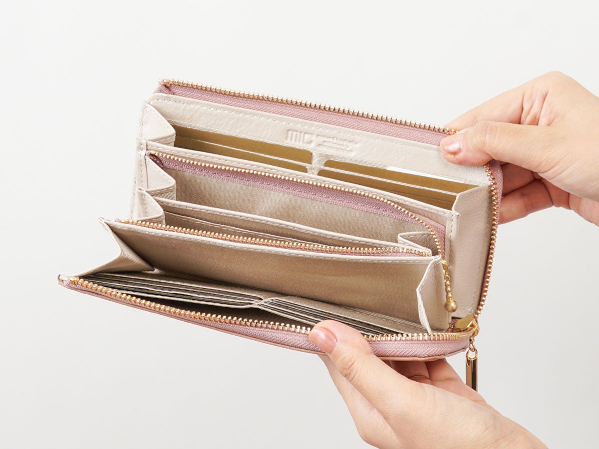 クロコ 外L字ファスナー長財布_03