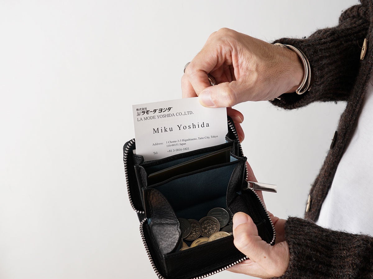 ブラックメッシュ ラウンドファスナーボックス小銭入れ_detail_image_03