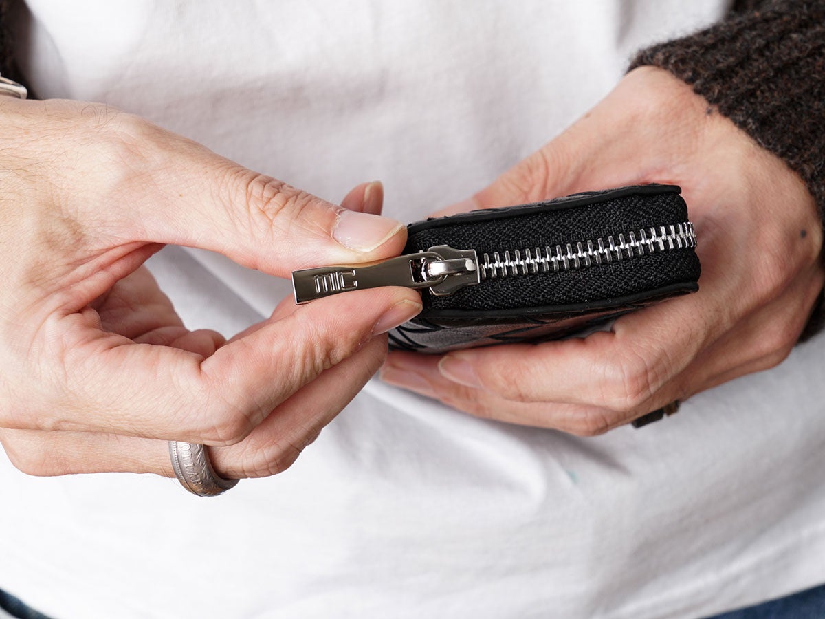 ブラックメッシュ ラウンドファスナーボックス小銭入れ_detail_image_04