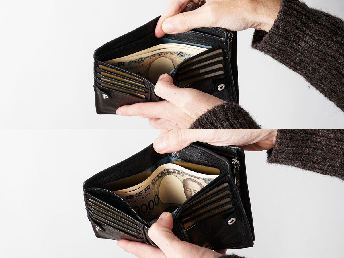 ブラックメッシュ 外L字ファスナー二つ折り財布_detail_image_04