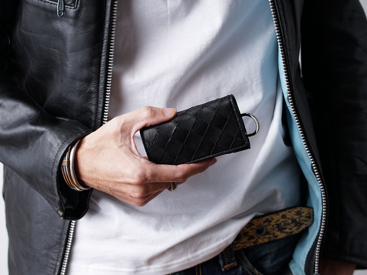 ブラックメッシュ キーケース_02