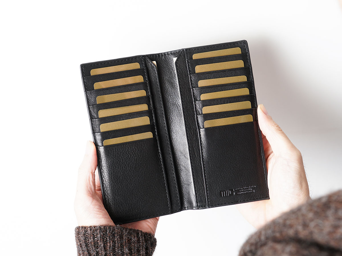 ブラックメッシュ スリムロングウォレット_03