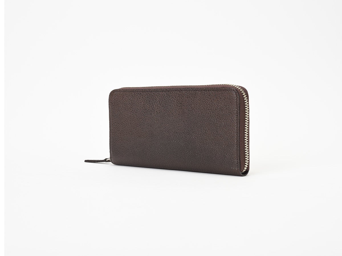 黒桟革 漆 ラウンドファスナー長財布_main_detail_image