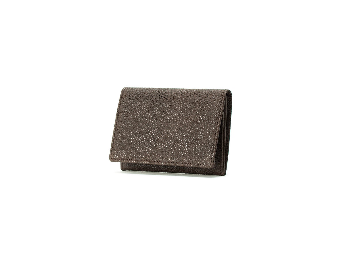 黒桟革 漆 風琴マチ名刺入れ_01