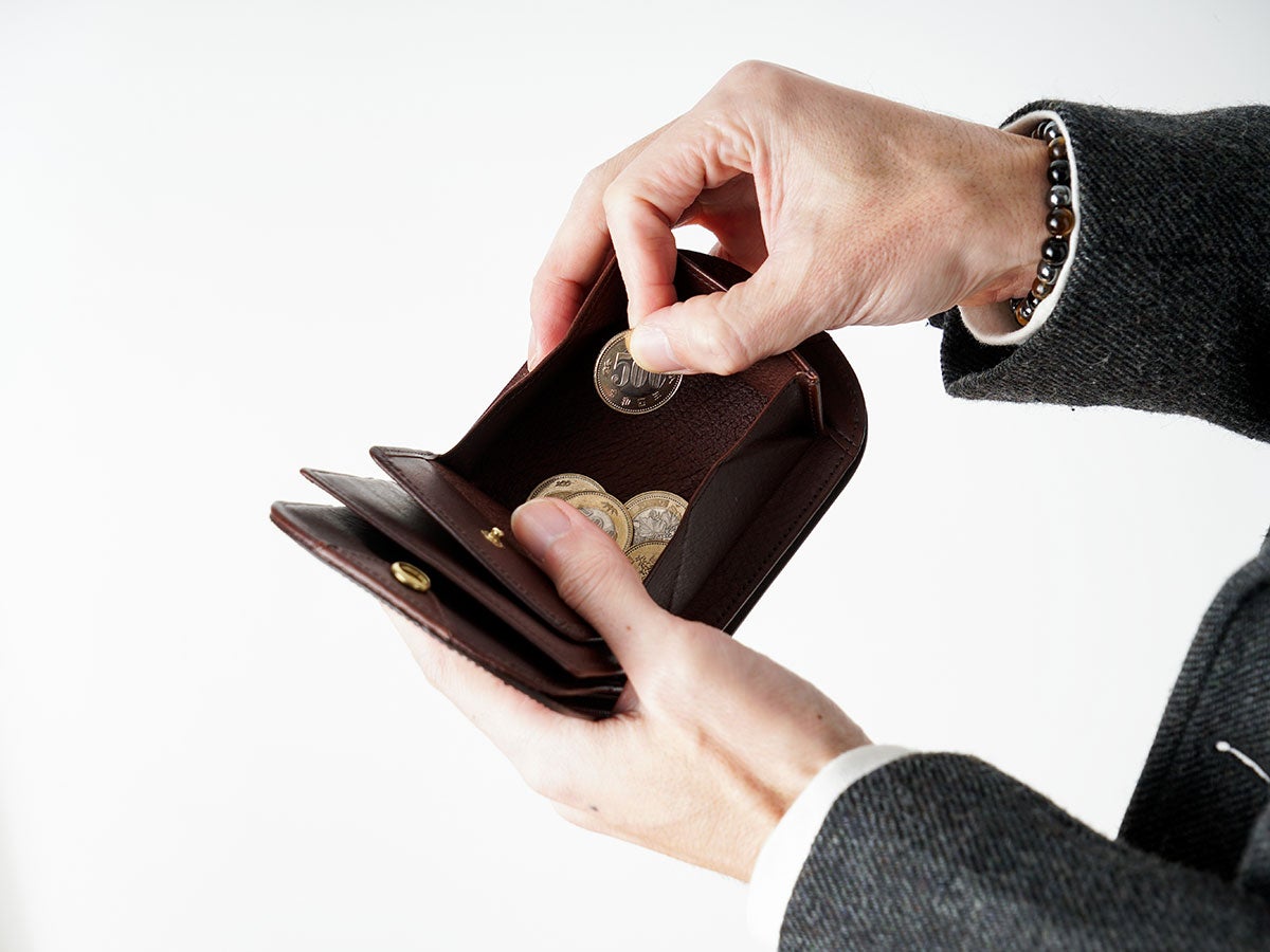 イングリッシュブライドル　 ヒップポケット革財布（小銭入れ付き）_main_detail_image