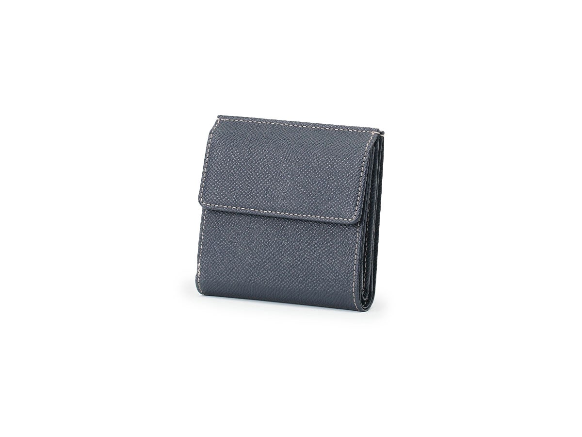 エンボス　外小銭入れ二つ折り財布_01