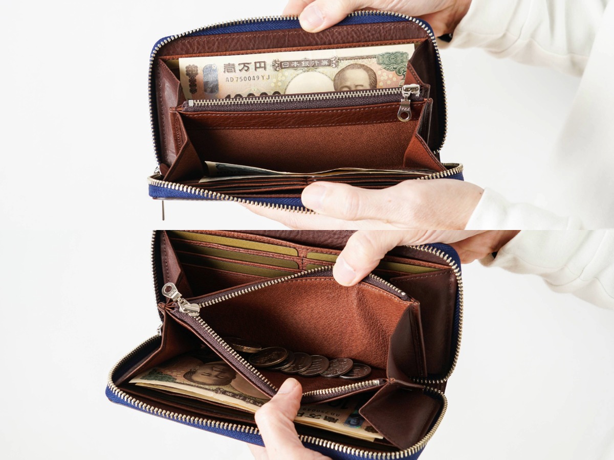 ルガトショルダー  ラウンドファスナー長財布_03