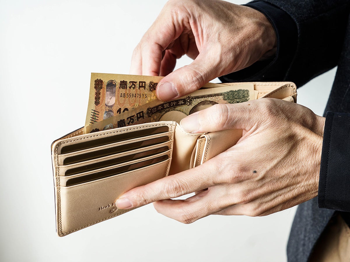 コードバン 二つ折り財布