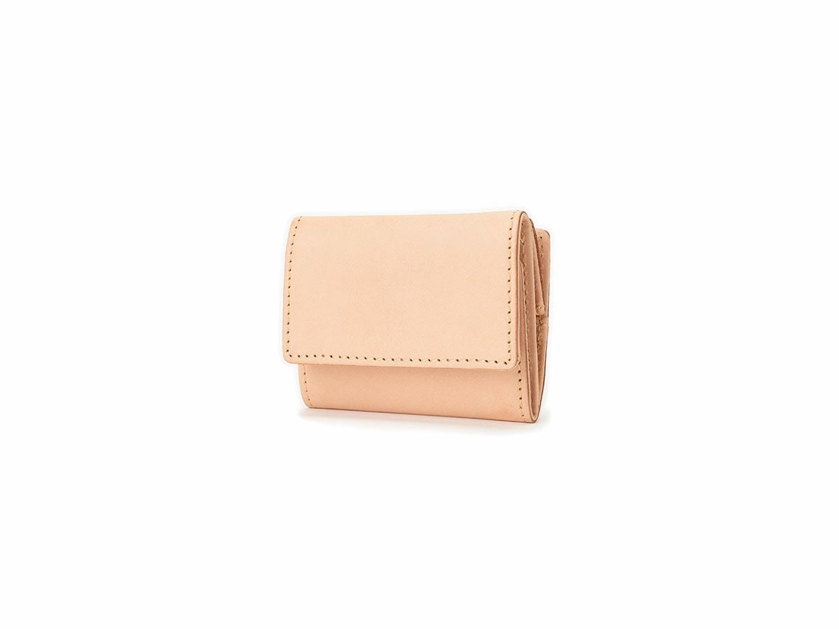 グレージングヌメ　三つ折りミニ革財布