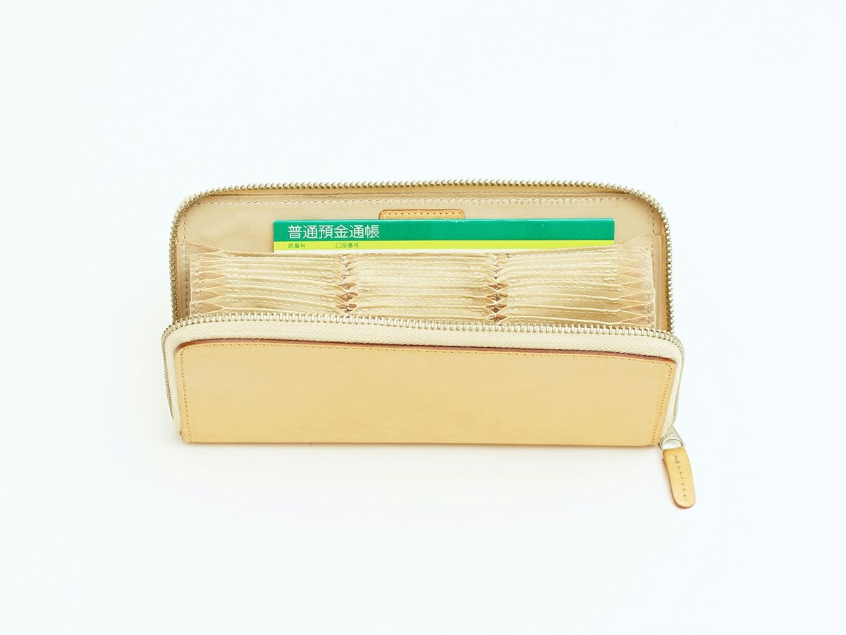 グレージングヌメ　ジャバラカードケース(特大) 