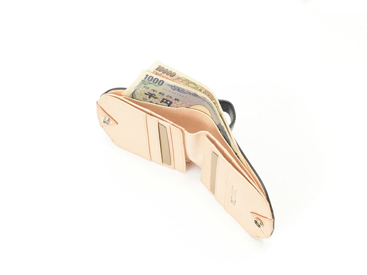 ブライドルレザー　ヒップポケット革財布（小銭入れ無し）