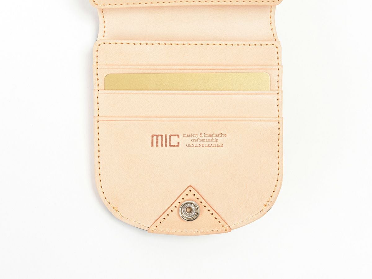 ブライドルレザー　ヒップポケット革財布（小銭入れ無し）