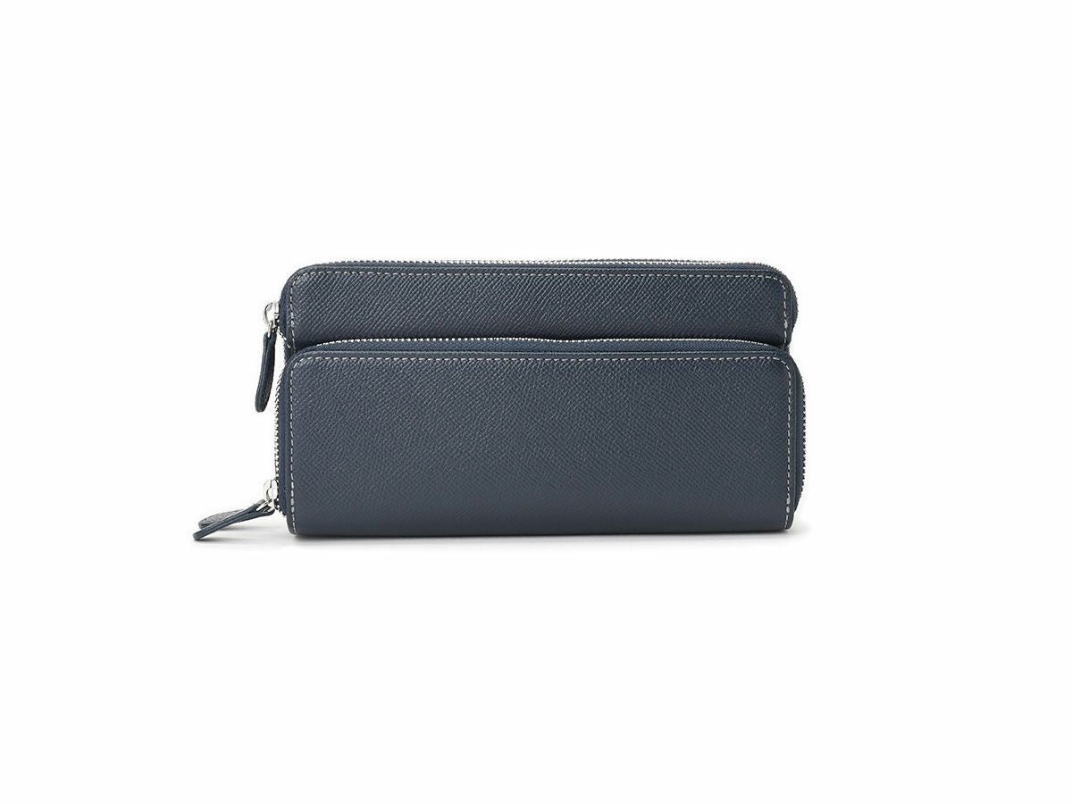 エンボス　マルチウォレット ネイビー