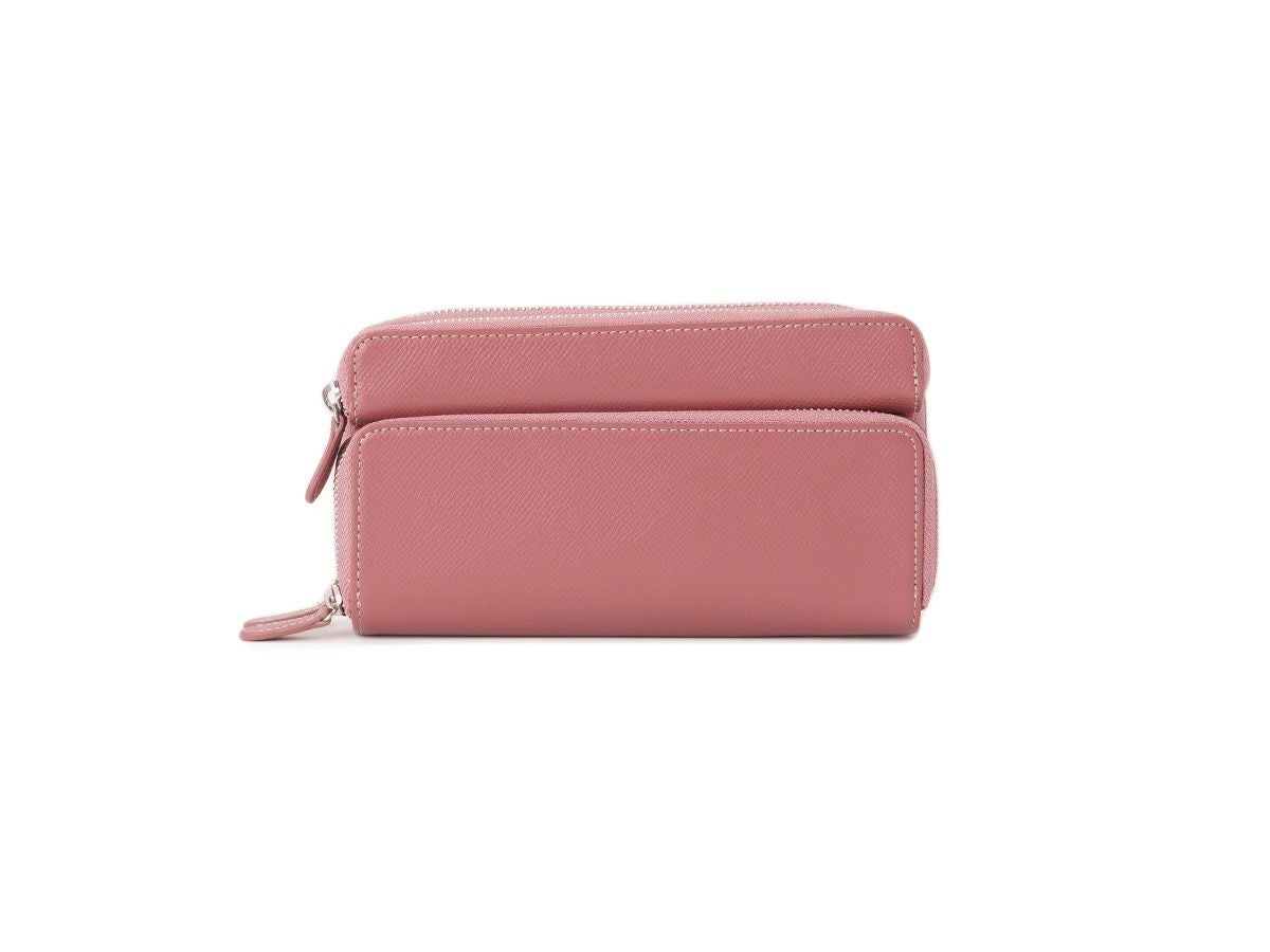 エンボス　マルチウォレット　モーブピンク