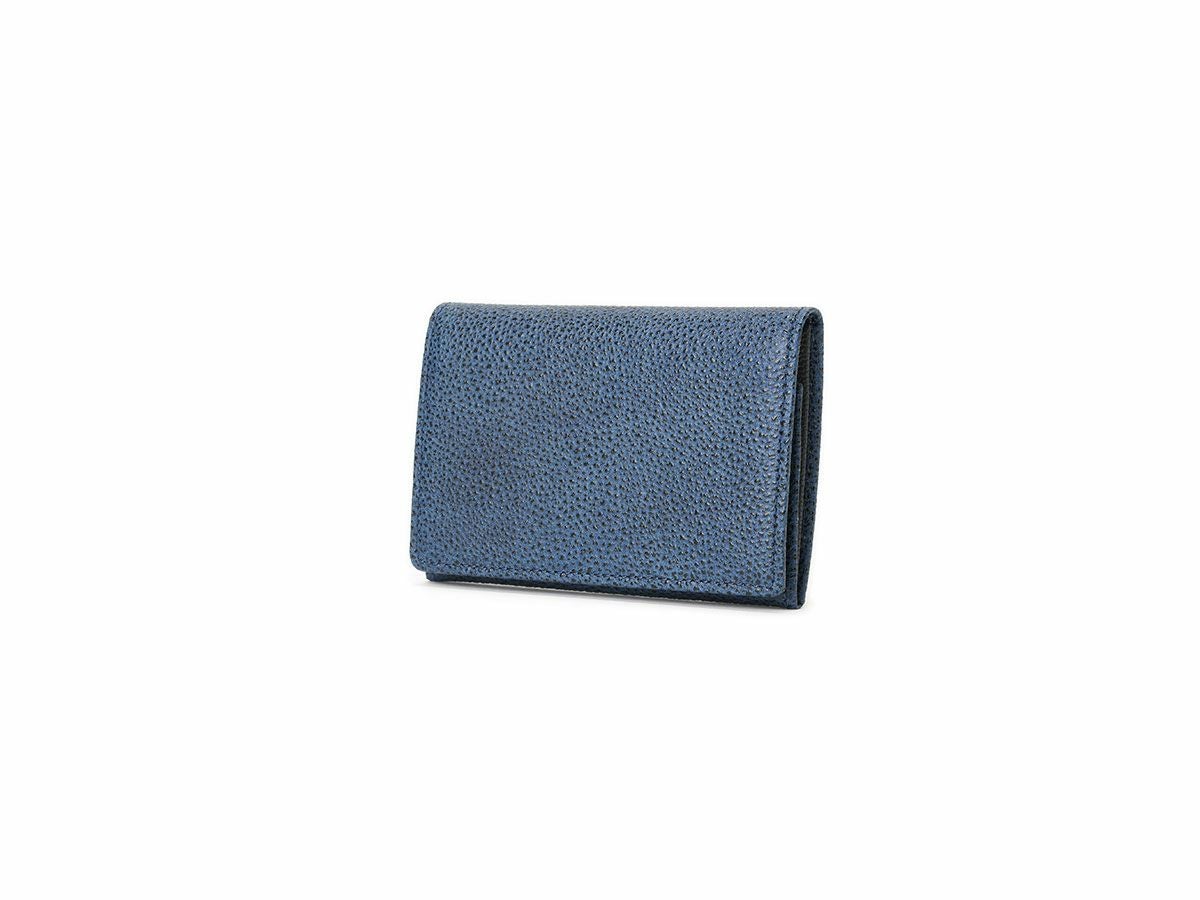 黒桟　藍染め　風琴マチ名刺入れ