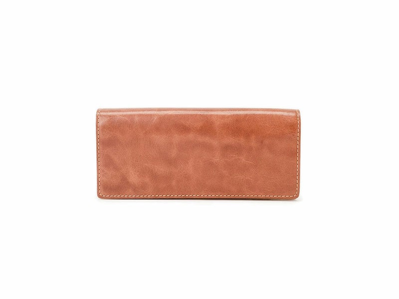 バグッダ　パス窓付き長財布 キャメル