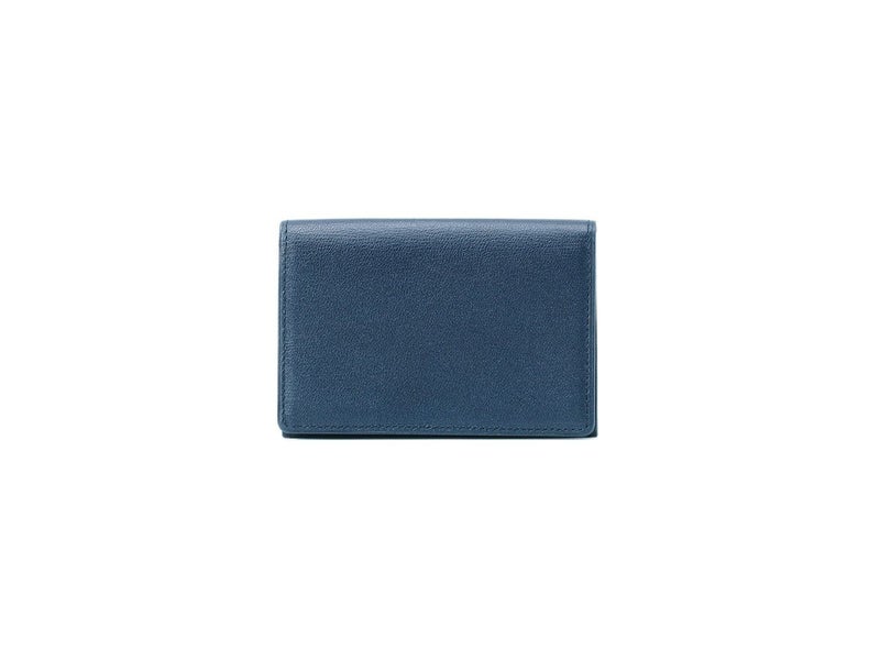 カンガルー 風琴マチ名刺入れ ネイビー