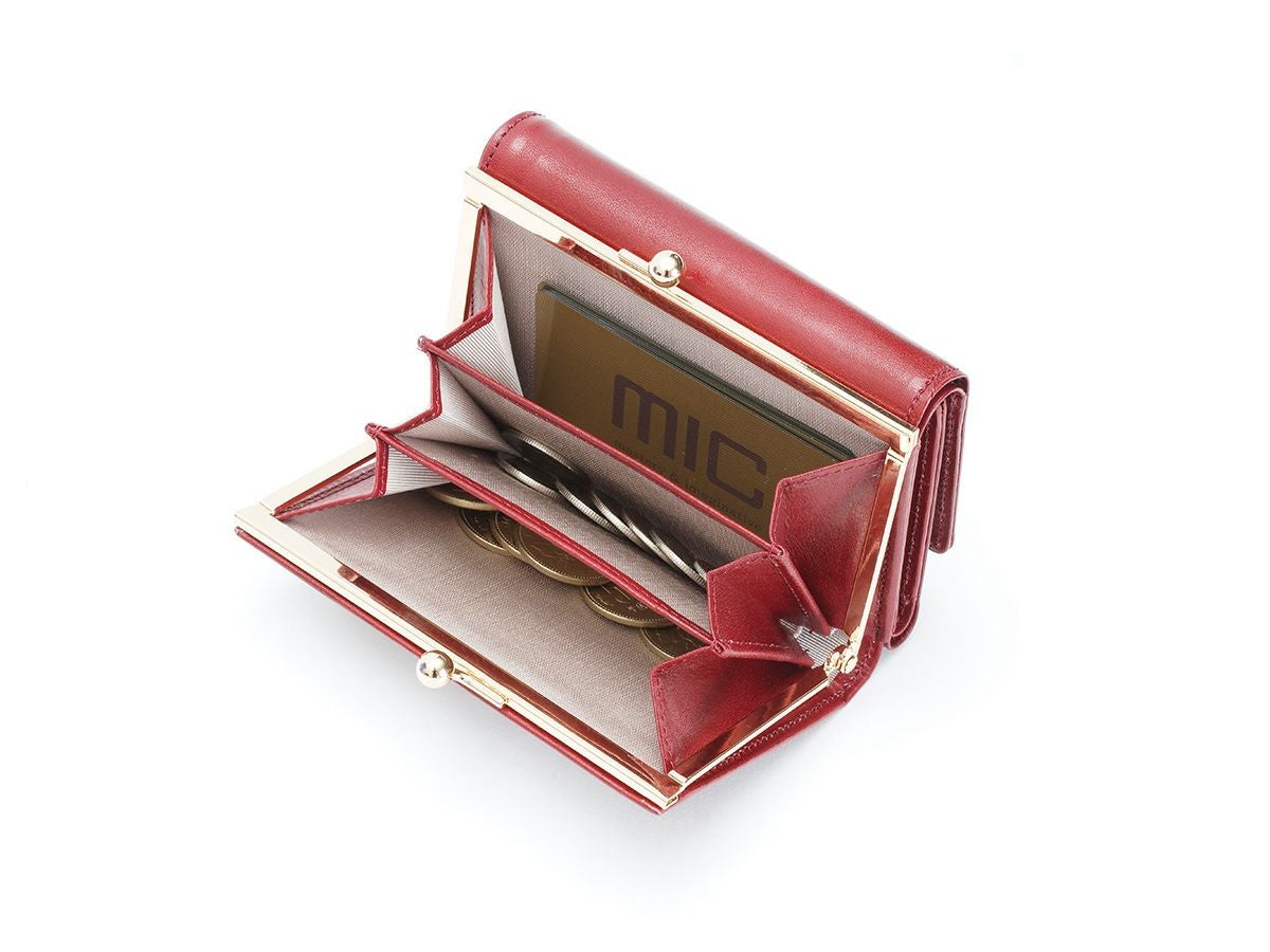 アリアナ 口金付き三つ折り財布