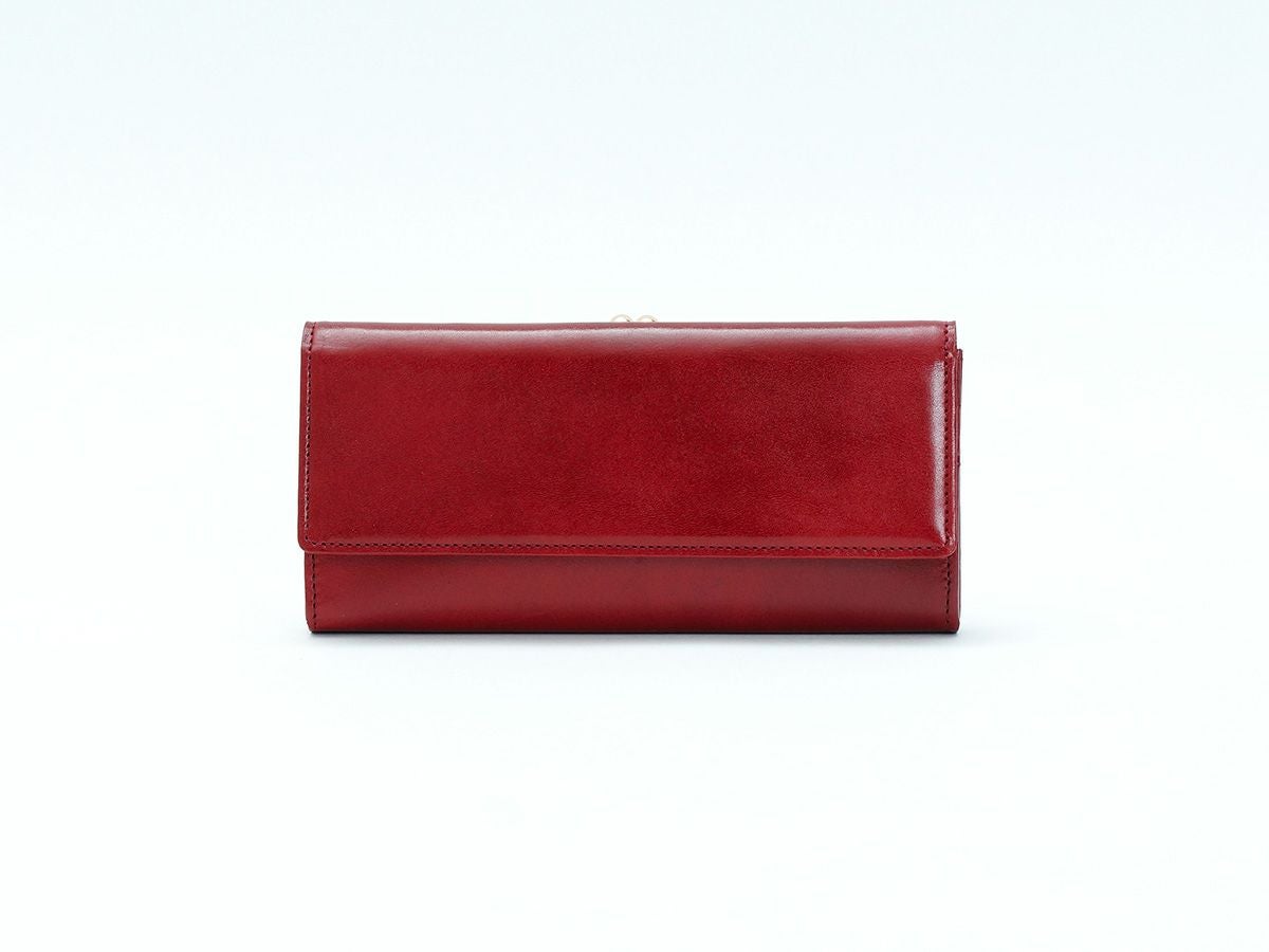 アリアナ 口金付き長財布　ワイン