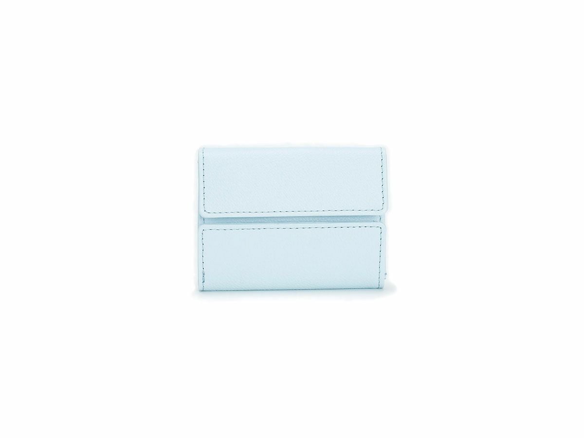 パーム スーパーコンパクト札入れ　スカイブルー