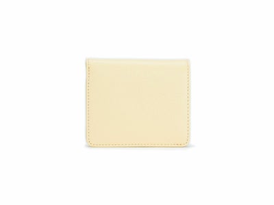 パーム 二つ折りミニ財布　イエロー