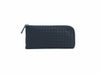 ソフトメッシュ L字ファスナー長財布 ネイビー