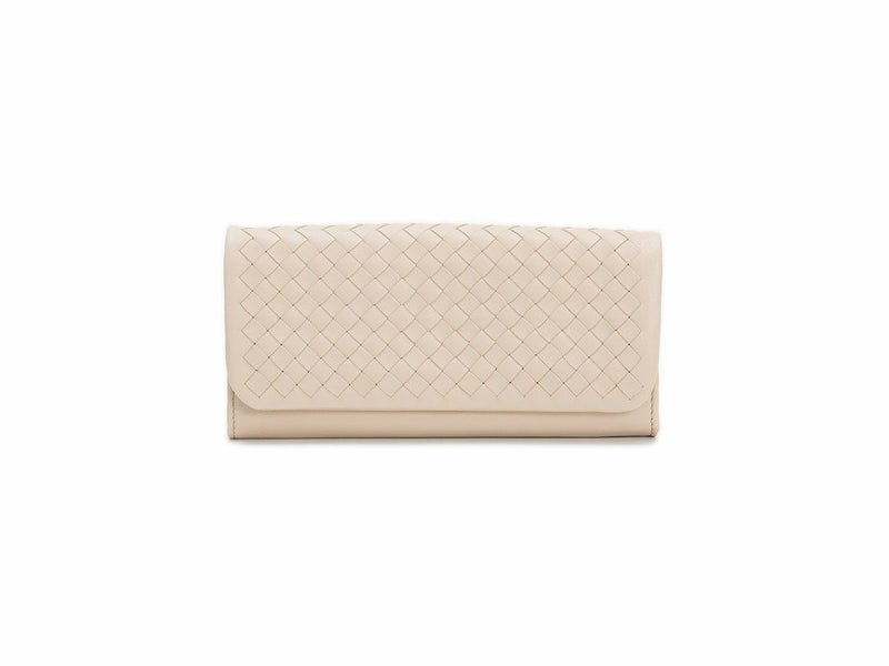 ソフトメッシュ 中L字ファスナー長財布　ベージュ