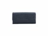 ソフトメッシュ 中L字ファスナー長財布　ネイビー