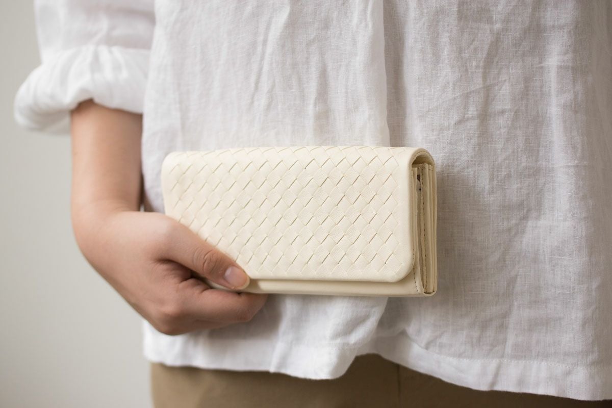 ソフトメッシュ 中L字ファスナー長財布