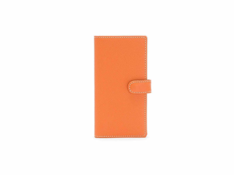 エンボス　スマートフォンケース(大) ｜オレンジ