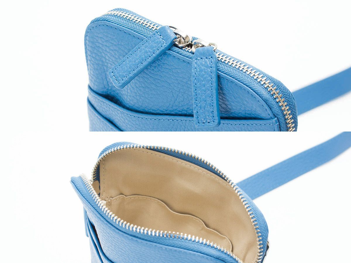  ボルセッタ　レザーサコッシュポーチ(小)