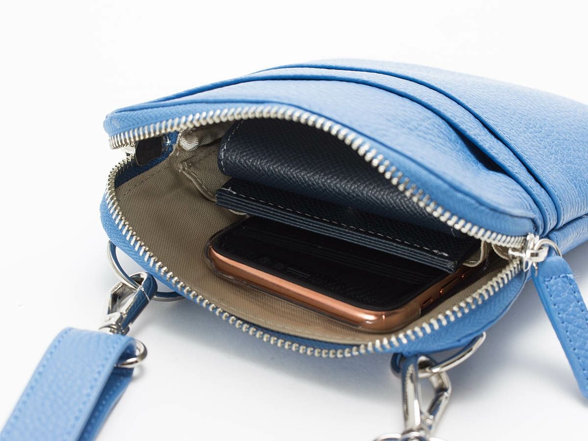  ボルセッタ　レザーサコッシュポーチ(小)