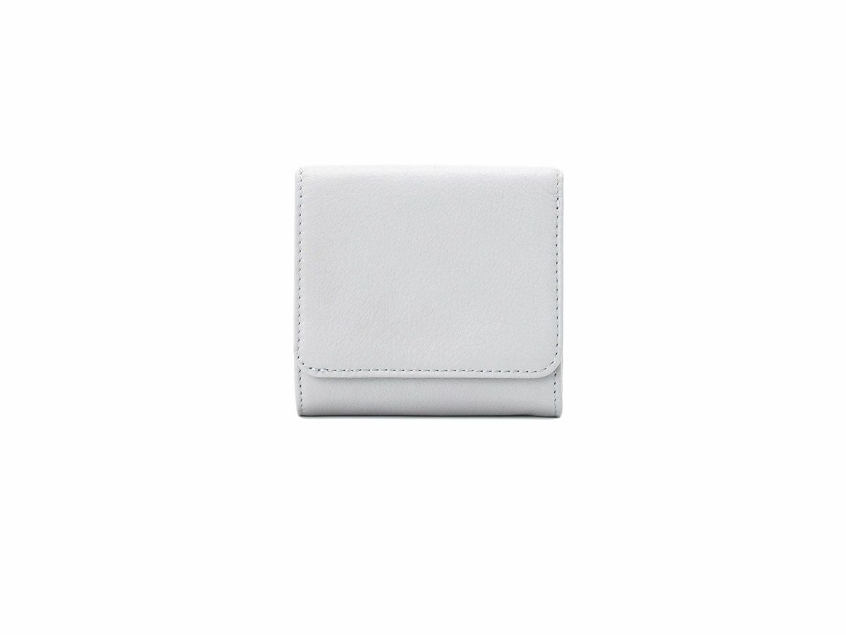 フェルモ　がま口ジャバラミニ財布｜アクアグレー