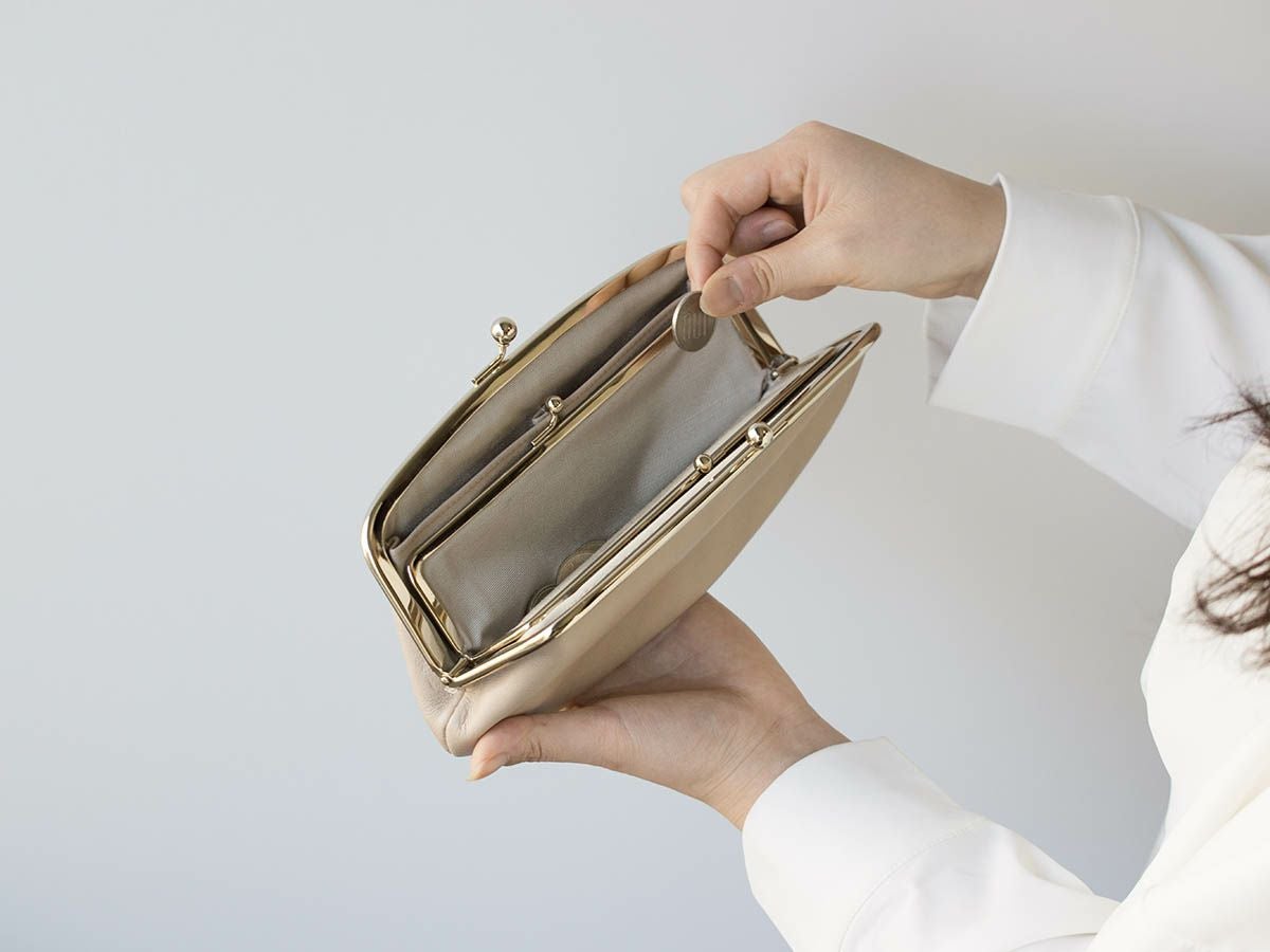  フェルモ　親子がま口長財布