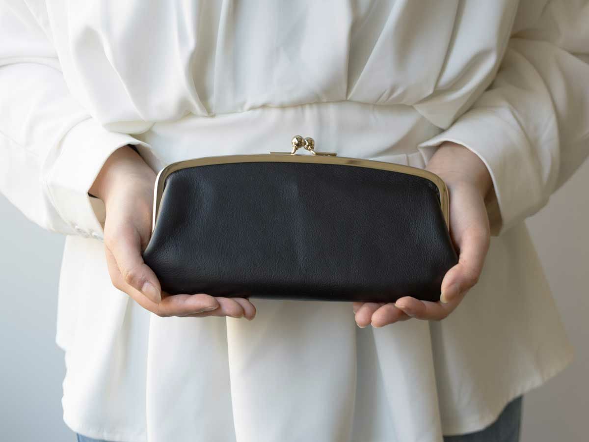  フェルモ　親子がま口長財布