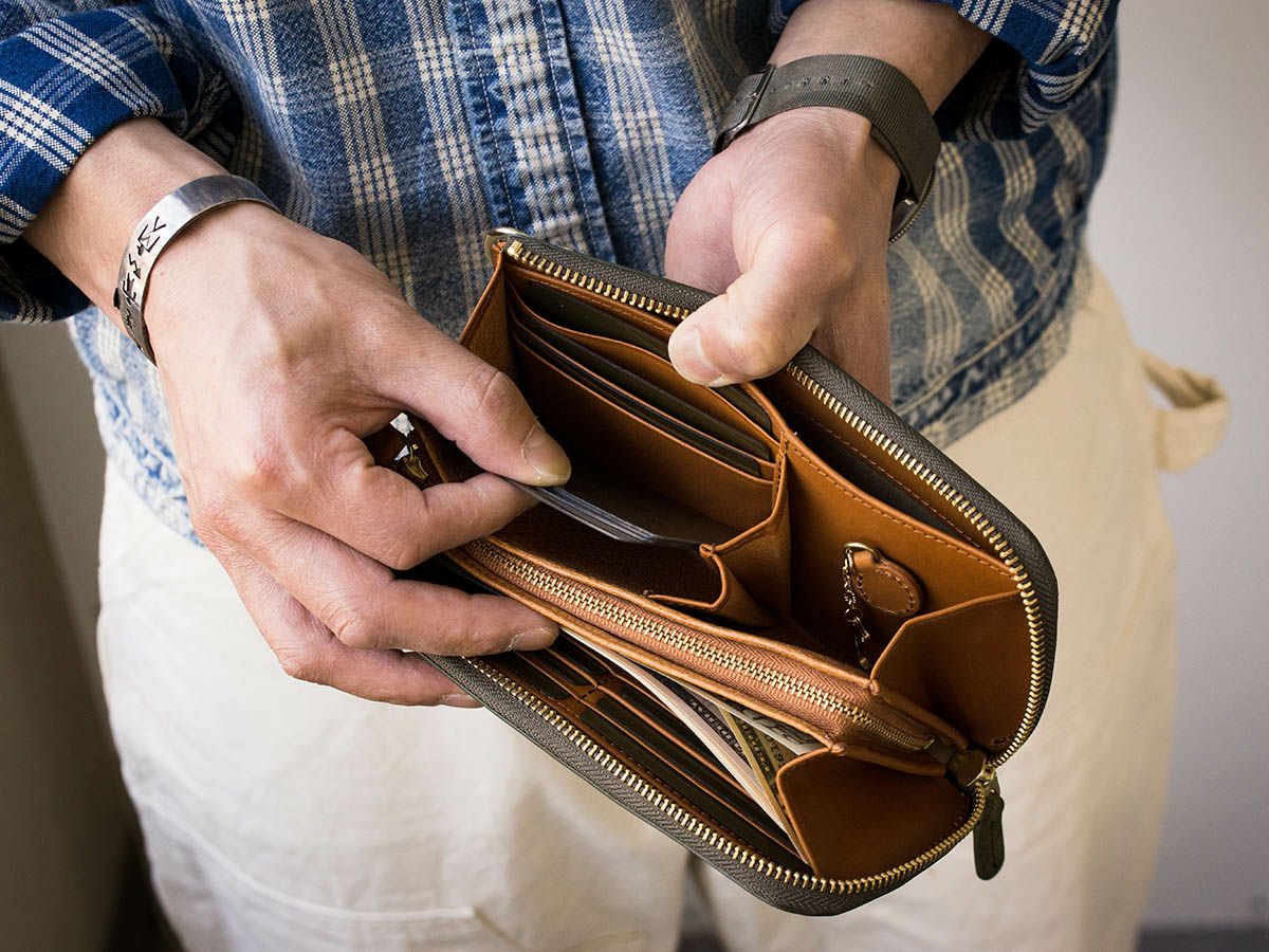 プエブロ　ヒップポケット L型ファスナーマルチウォレット