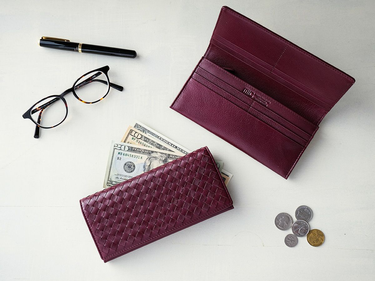 ゴートメッシュ　長財布(小銭入れ付き)