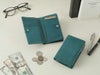 ヴァケッタルクス　外L字ファスナー二つ折り財布　ターコイズ